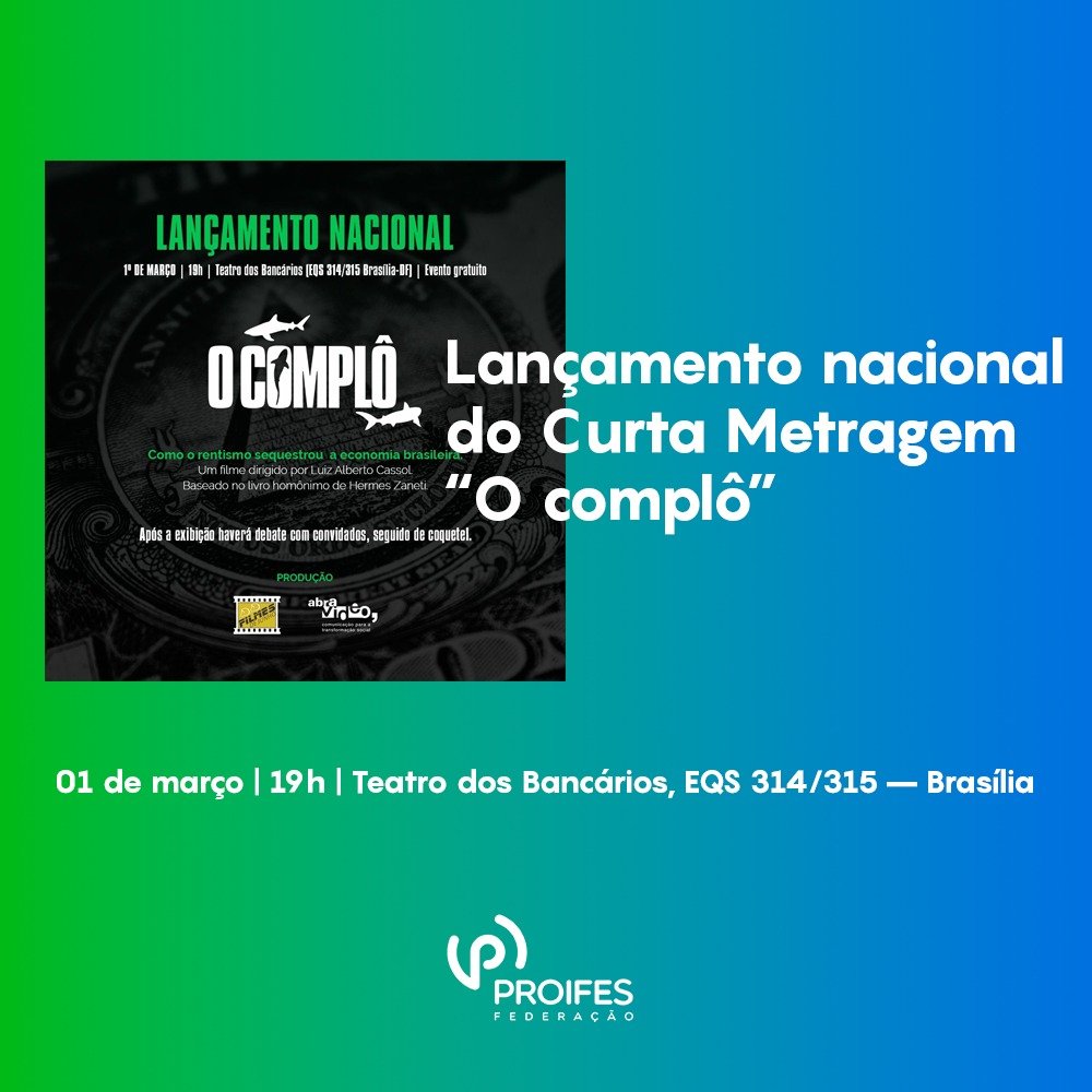 Curta-metragem “O complô” tem lançamento nacional em primeiro de março