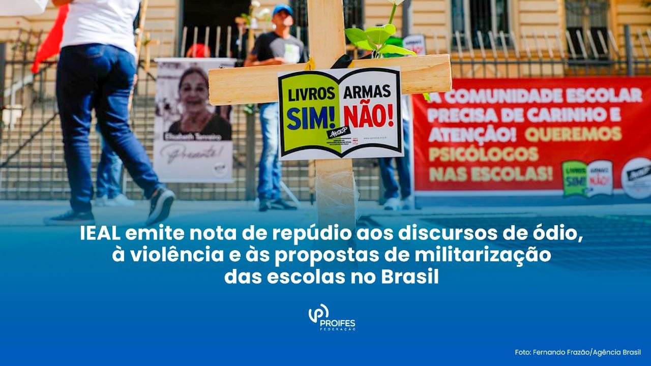 Internacional de Educação da América Latina emite nota de repúdio aos discursos de ódio, à violência e às propostas de militarização das escolas no Brasil