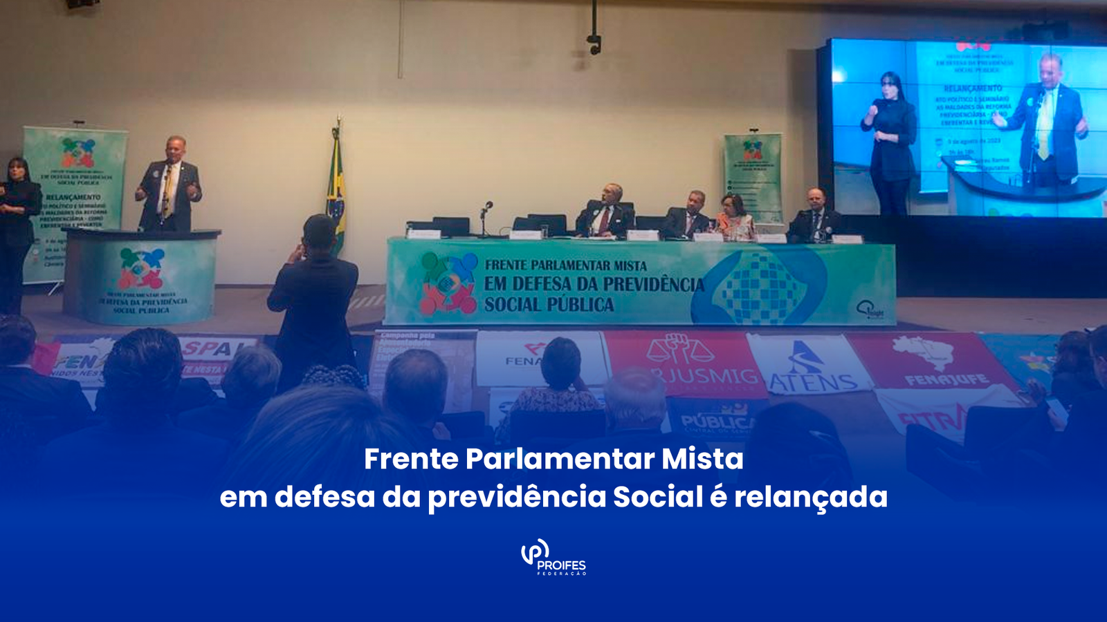 Frente Parlamentar Mista em defesa da Previdência Social é relançada