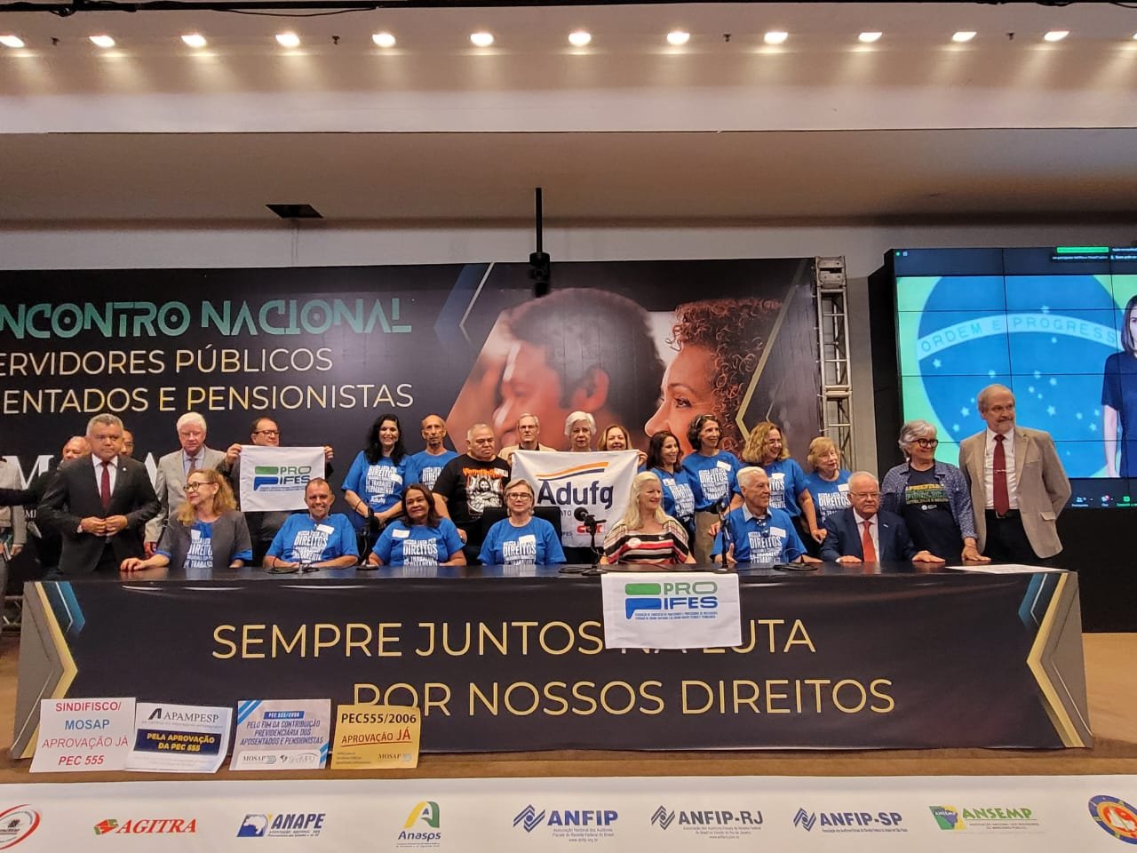 Em Encontro Nacional de Servidores Públicos Aposentados e Pensionistas, Proifes reforça a luta pela aprovação da PEC 555