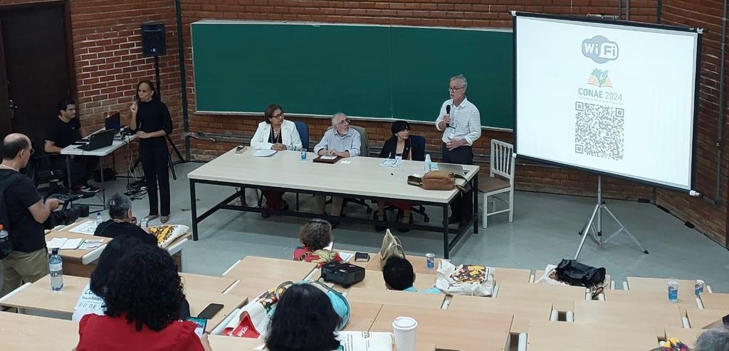 Conae 2024: Com a participação do PROIFES, colóquios debatem privatização da educação, justiça social e novos paradigmas