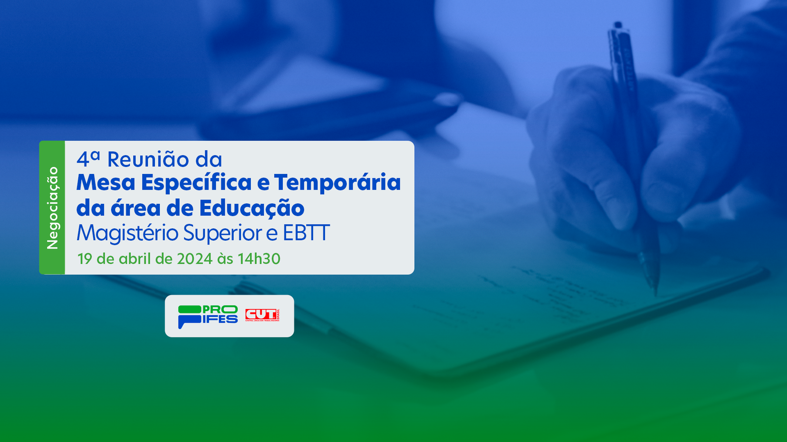 Governo convoca PROIFES para nova reunião da Mesa Específica e Temporária da área de Educação