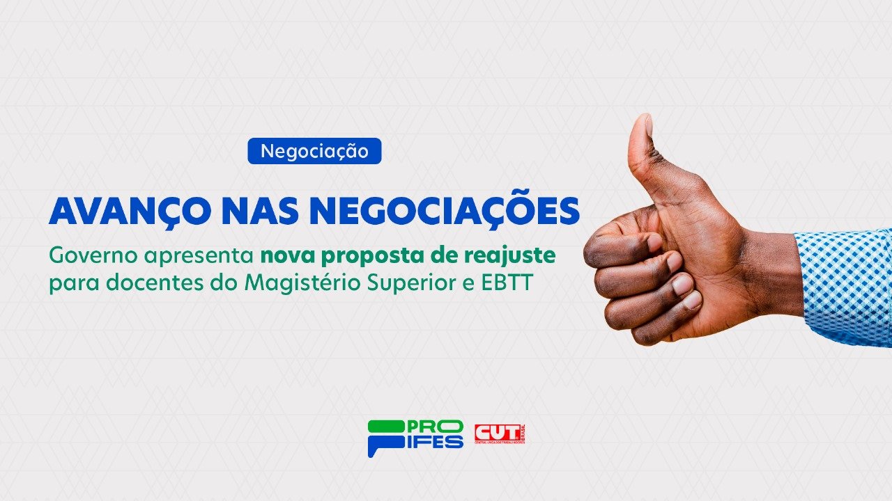 Governo apresenta nova proposta de reajuste para docentes do Magistério Superior e EBTT