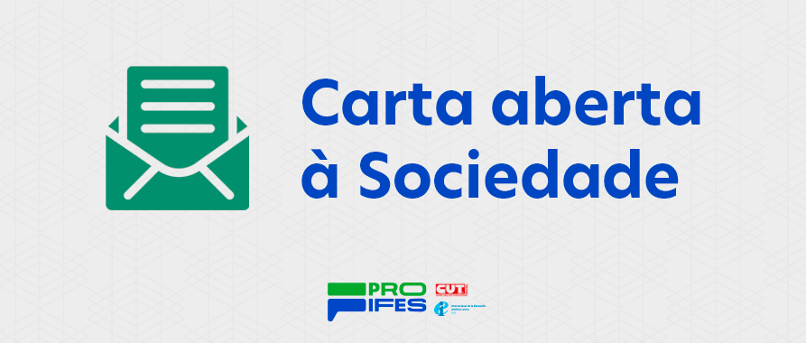 Carta Aberta à Sociedade