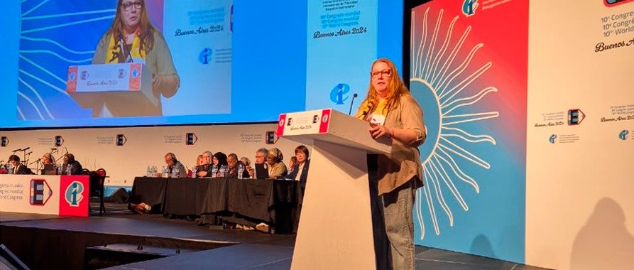 PROIFES-Federação alerta para a necessidade de envolvimento sindical em pautas ambientais durante o 10º Congresso Internacional da Educação