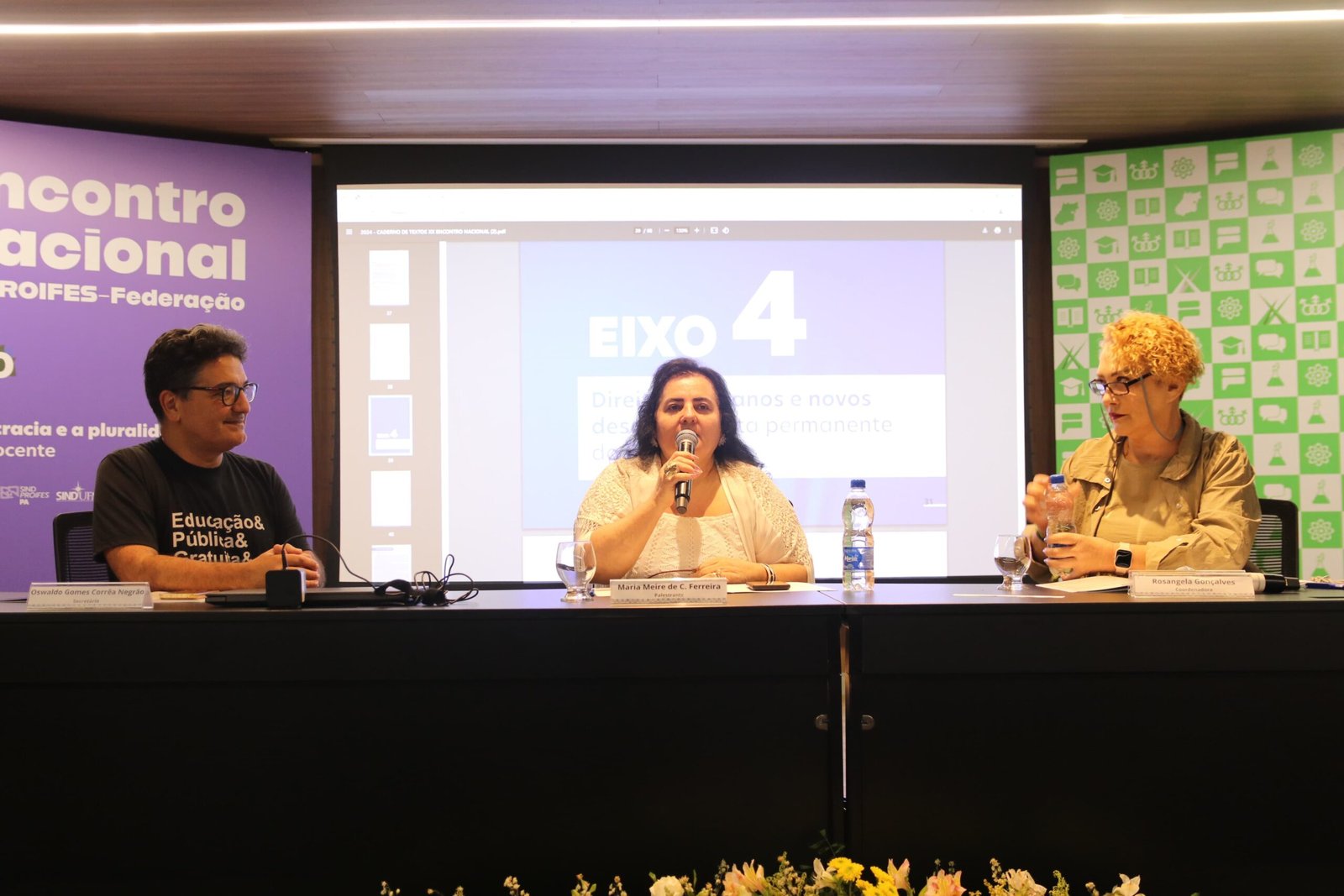 XX Encontro Nacional: Desafios e avanços na luta dos direitos humanos norteiam debate do Eixo 4