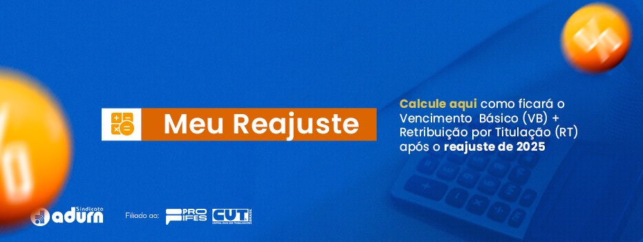 ADURN-Sindicato lança ferramenta que calcula reajuste de 2025