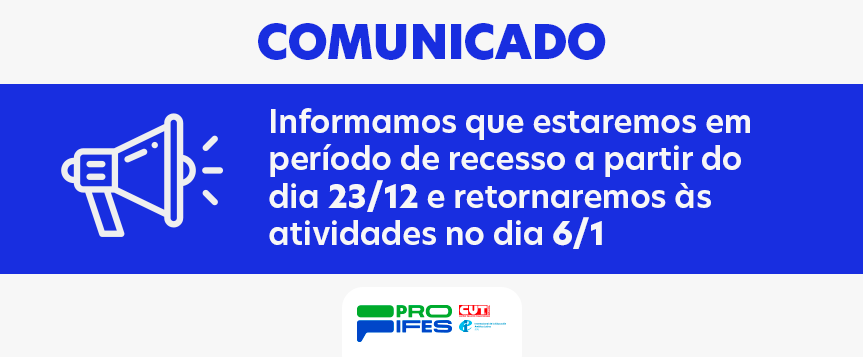 Aviso de recesso