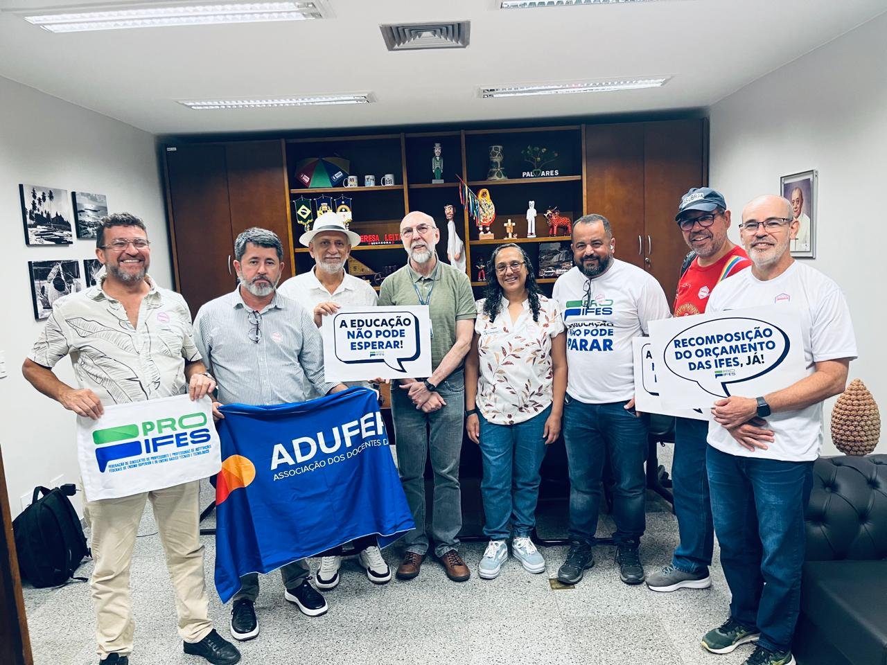 PROIFES intensifica mobilização no Congresso para aprovação da LOA 2025 e recomposição orçamentária