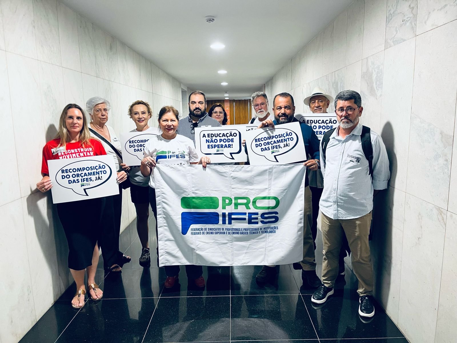 Mobilização: PROIFES intensifica visitas a parlamentares pela aprovação da LOA e recomposição orçamentária das Instituições Federais de Ensino