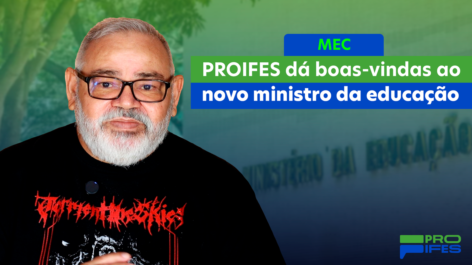 PROIFES-Federação saúda novo ministro da educação Leonardo Barchini
