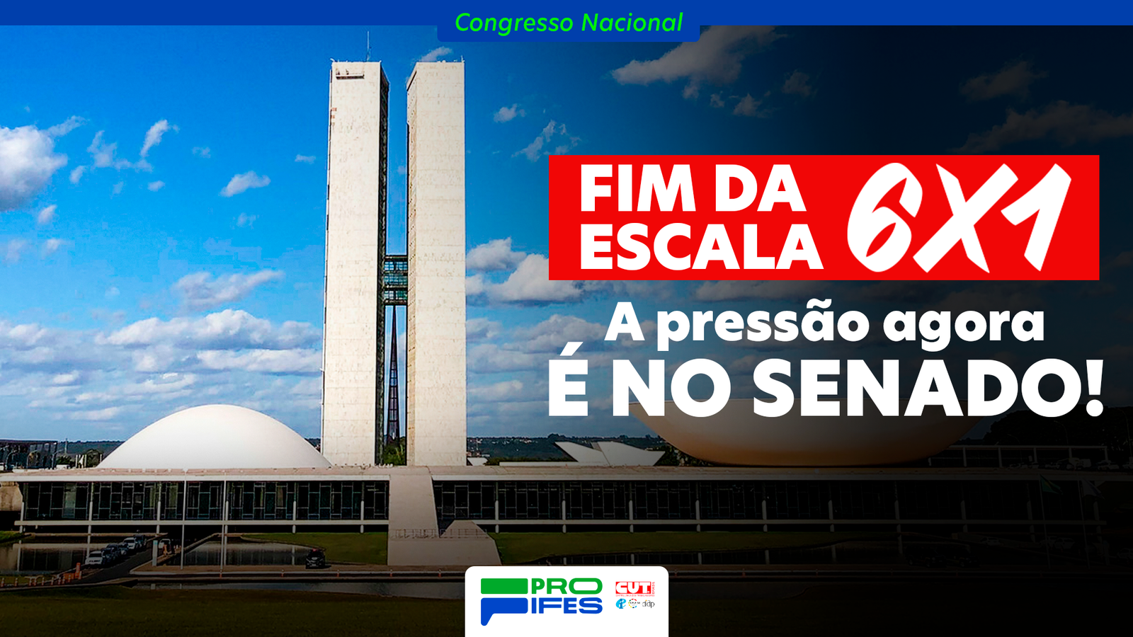 PROIFES alerta para necessidade de mobilização pela PEC que acaba com a escala 6X1, em análise no Senado