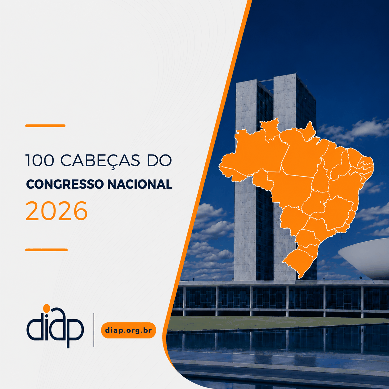 DIAP divulga “Cabeças” do Congresso 2026; saiba quem são