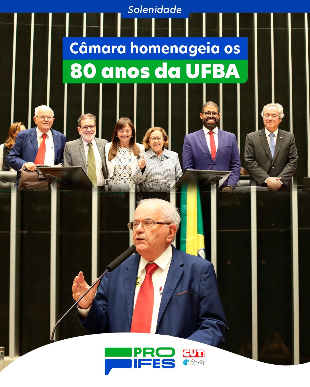 Câmara homenageia os 80 anos da UFBA