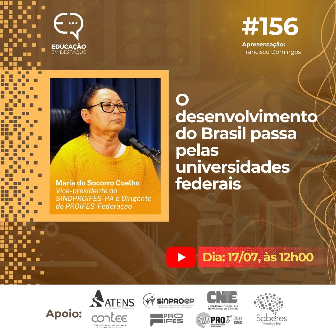 Vice do SINDProifes-PA participa de podcast
